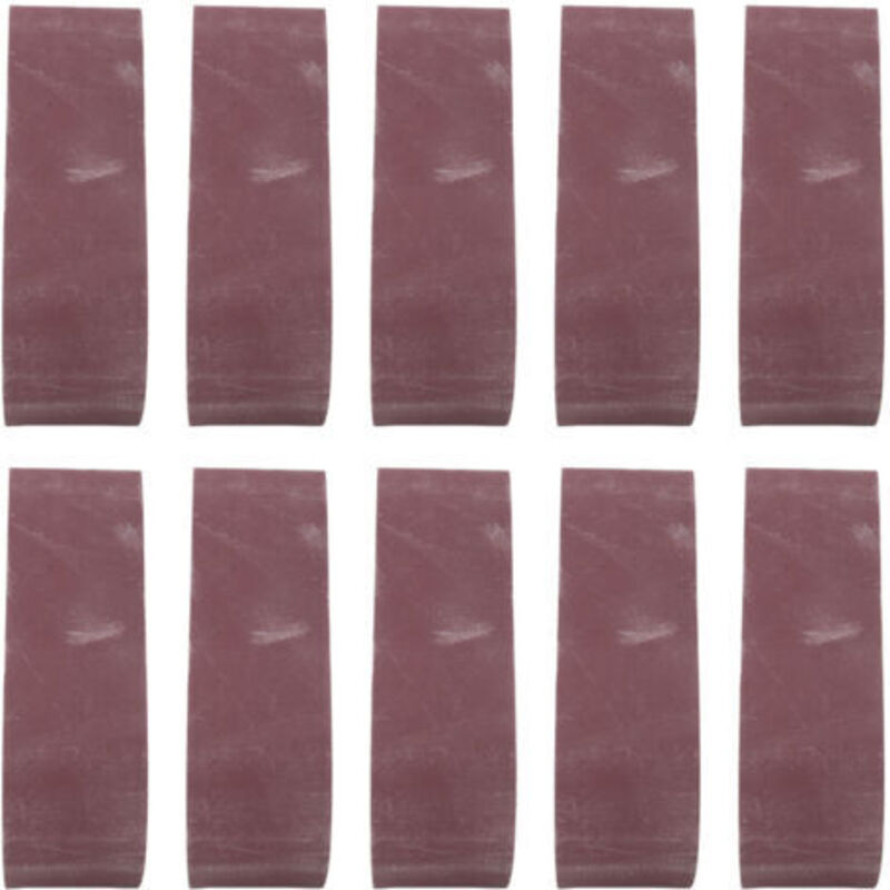10 Stück 533x75mm Schleifband, 21x3 Zoll Schleifstreifen Für Schleifer, Körnung 240-1000 (1000)