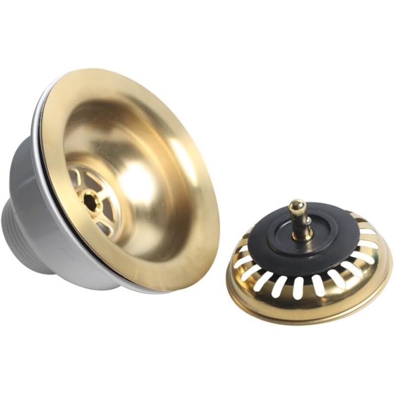 Waschbeckenablauf (oder Gebürstet) 114 Mm - Einfacher Waschbeckenablauf-kit - Ablaufkit - Sus304 - Filter
