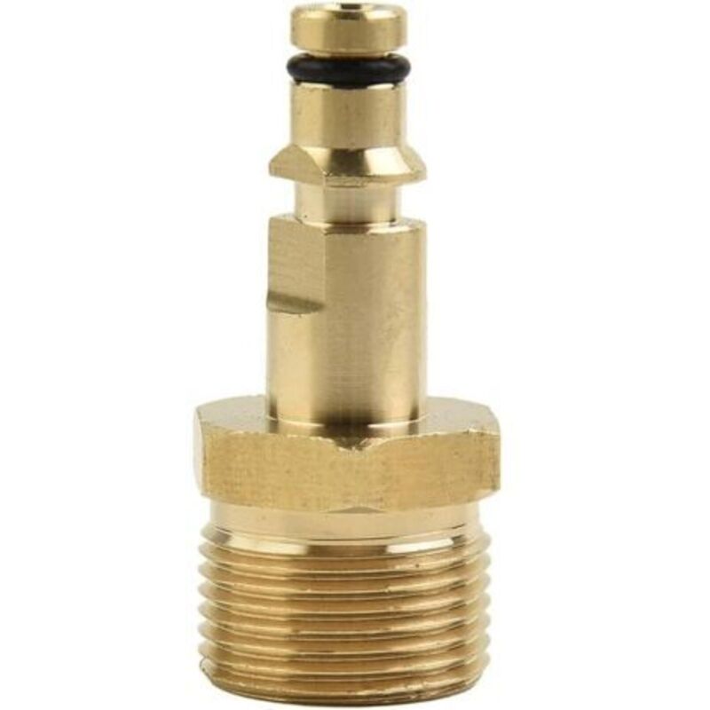 M22-adapter Für Hochdruckreiniger – Massives Messing – Schnellkupplung Serie K – Max. Druck 220 Bar – Einfache Installation