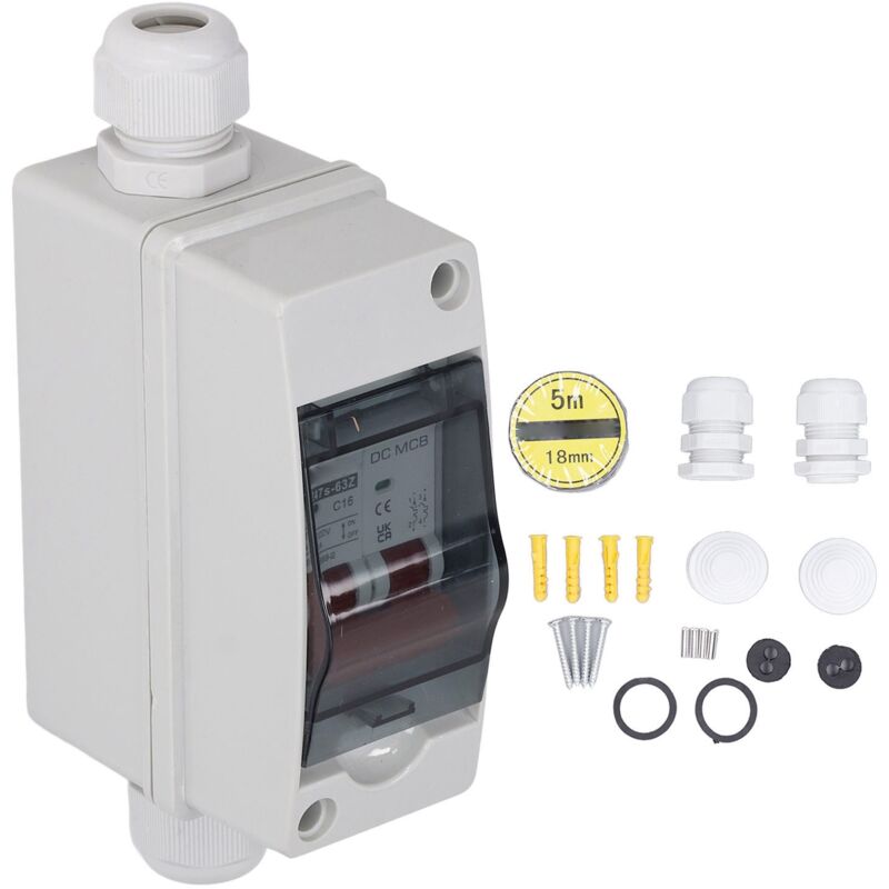 Wasserdichter Dc-leistungsschalter Ip65, Trennschalter Für Photovoltaische Solaranlagen 2p 1000v 16a