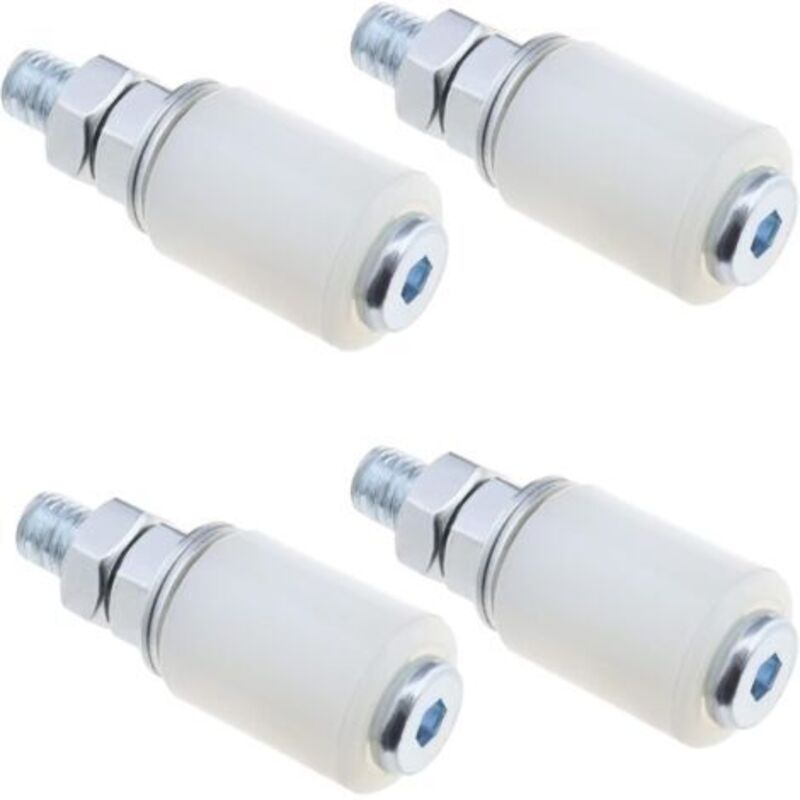 Satz Von 4 Nylonrollen Für Schiebetüren – Abriebfest – Maße 30 X 40 Mm – Für Industrielle Anwendungen