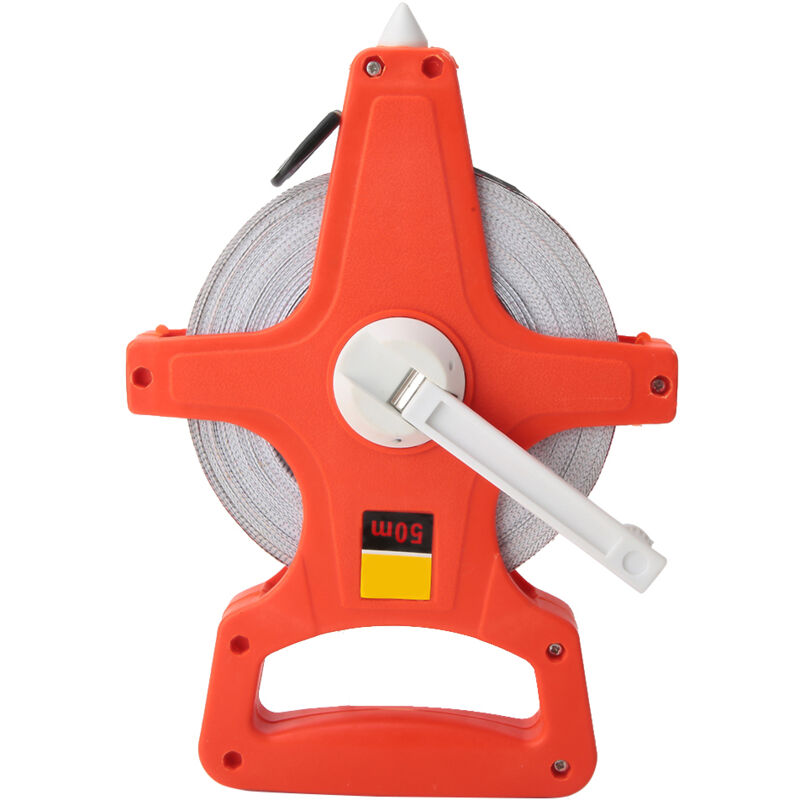50 M Glasfaser-messband – Ergonomisches Design – Robustes Abs-gehäuse – Für Professionelle Baustellen