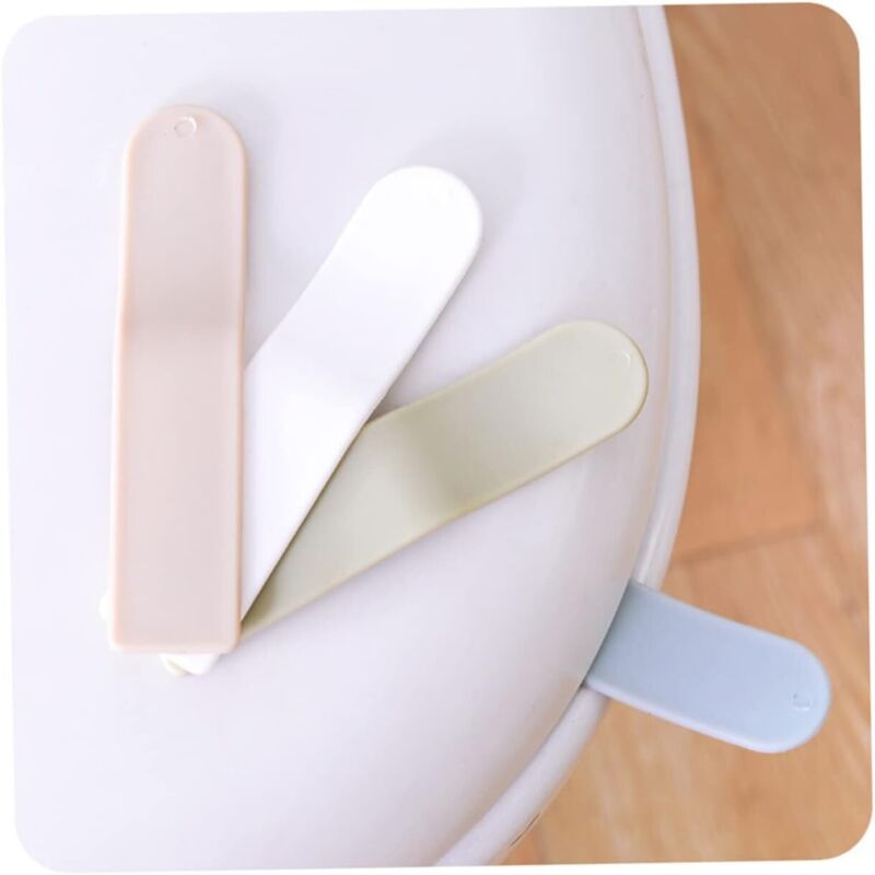 4-teiliger Toilettendeckel-hebegriff Aus Pp, Praktischer Wc-sitz-erhöher, Einfache Und Hygienische Installation In Assorted Farben Für Zuhause Und Hotel
