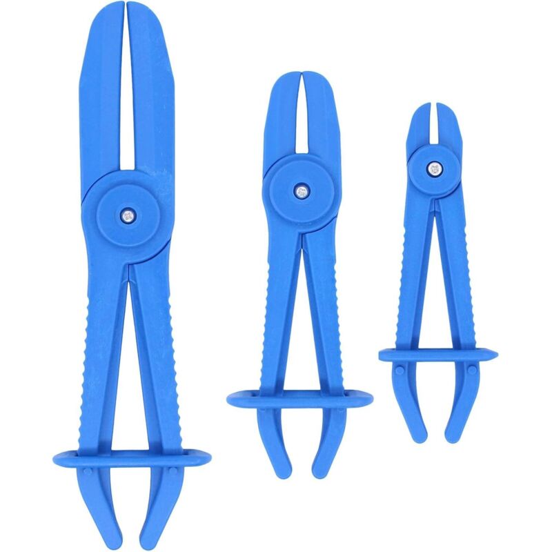 Klemmzangen Für Schläuche, Schlauchschellenzange, Satz Von 3 Stück Klemmwerkzeugen Zum Befestigen Von Kühl- Und Kraftstoffschläuchen, Blau