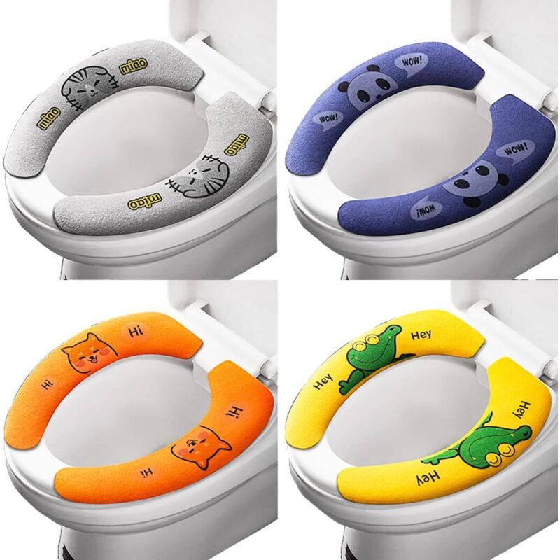 4er Set Wc-sitzbezug, Toilettensitzabdeckung, Wc-sitzhülle, Hülle Für Wc-klappdeckel