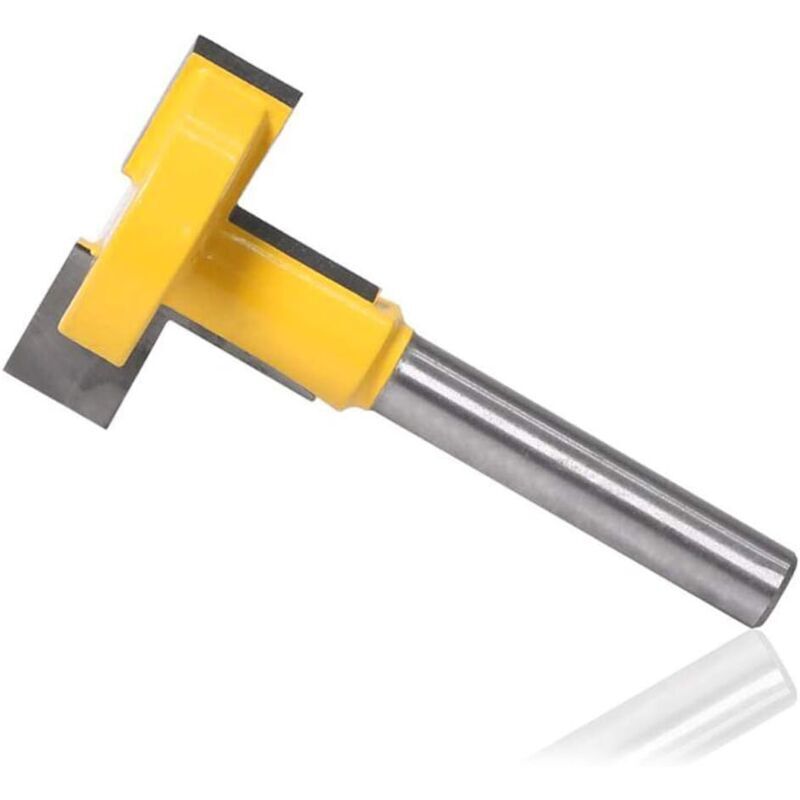 8mm Gelbe T-nut-fräserklinge, T-form Fräserbits Für Holzbearbeitung, Gerade Kantenfräserbit
