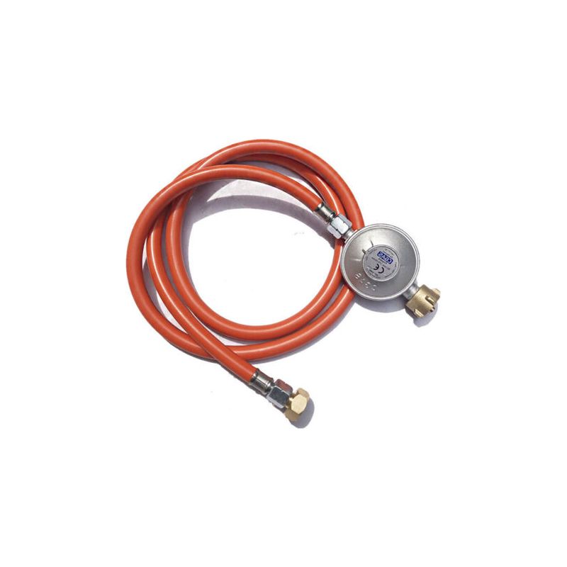 Butan-/propangas-druckminderer 700 Mbar – 1,50 M Schlauch – Durchfluss 3,0 Kg/h – Linksgewinde G1/4''