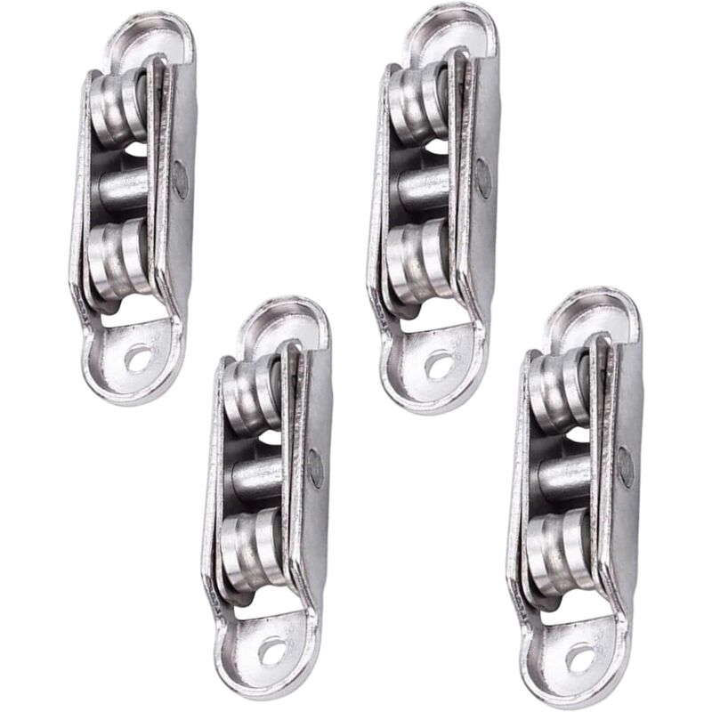 Türrolle – Umlenkrolle Für Fenster, Verstellbarer Winkel Aus Zinklegierung, Leise Doppelrollen Für Büro, Wohnzimmer, Schlafzimmer, Küche, Terrasse