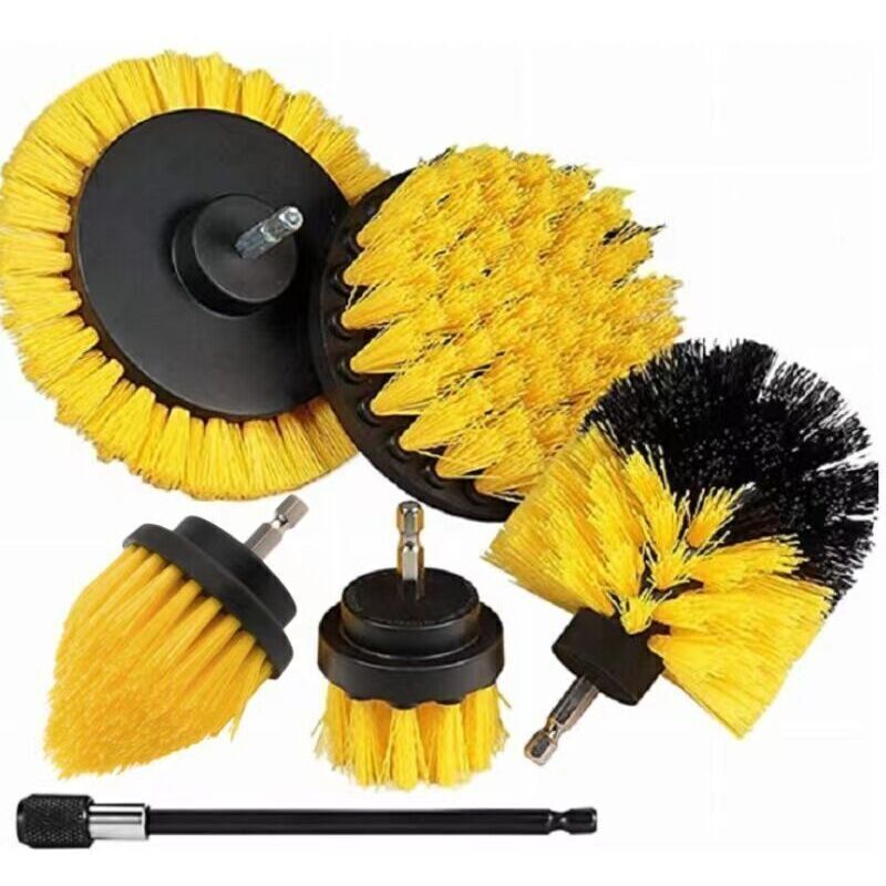Set Aus 6 Bürsten Für Elektrische Bohrmaschine, Bürste Zur Reinigung Von Bodenfliesenfugen