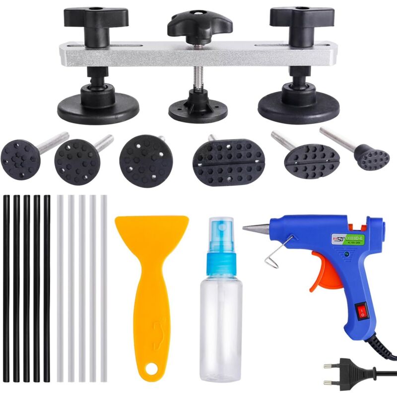 Lackfreie Karosserie-reparaturset (20 Teile), Beulendruckwerkzeug, Set Zur Lackfreien Reparatur Von Autokarosserien