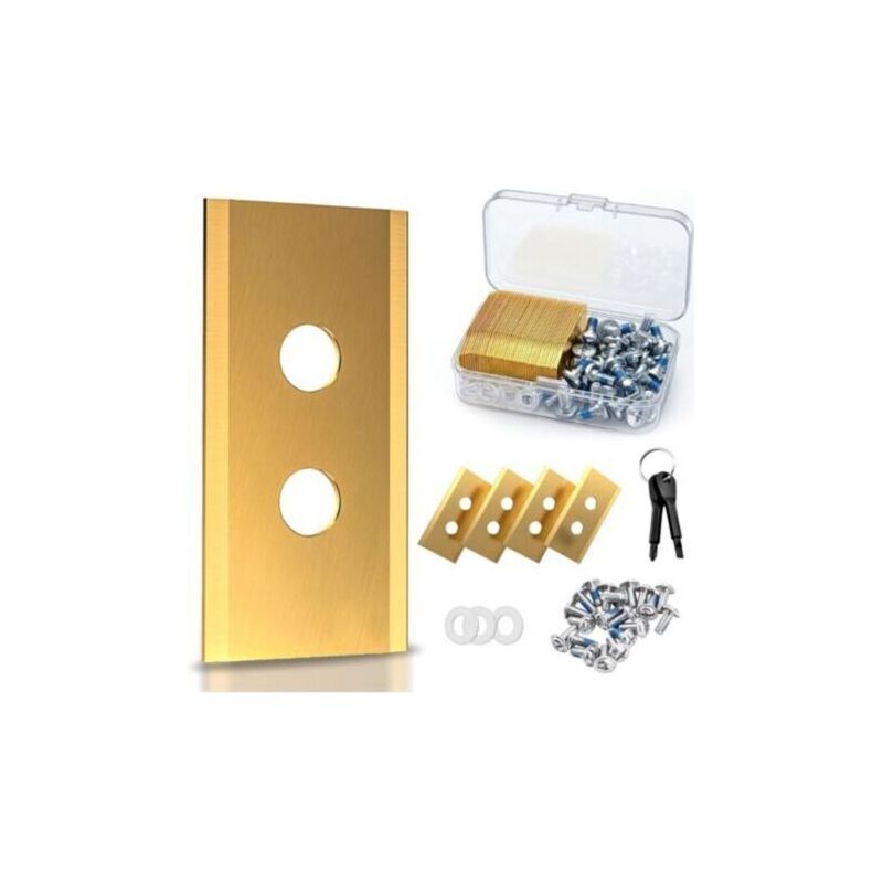 48er Set Ersatzklingen Für Rasenmäher, Hergestellt Aus Titanlegierung Für Präzisen Schnitt, Klingen Für Luba 1, Luba Mini, Yuka Mini Sowie Für Awd