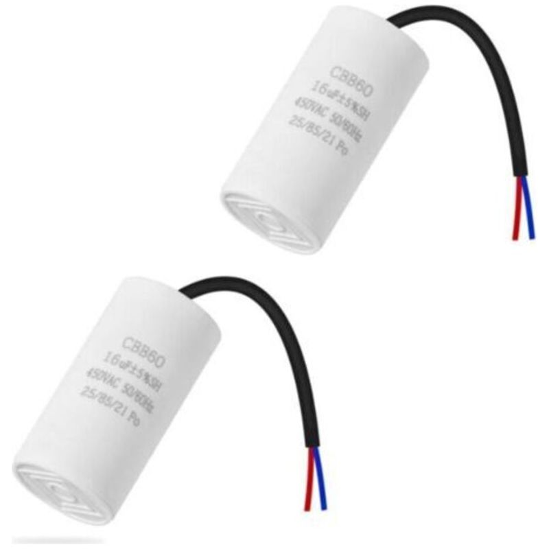 Startkondensator Cbb60 16 Μf 50/60 Hz, Motorkondensator, Mikrofarad-kondensator Mit Kabel