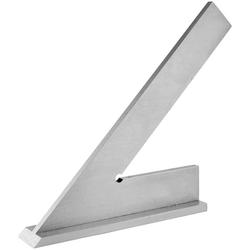45-grad-winkelmesser, Hochpräziser Kohlenstoffstahl, 45-grad-winkelmesser Mit Anschlag, Manuelles Messwerkzeug Für Ingenieure Und Zimmerleute (150 X 100 Mm)