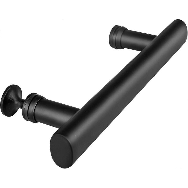 Schwarzer Edelstahl-griff Für Schiebetür-duschkabine, Lochabstand 145 Mm, Ersatzteil Für Duschkabinen.