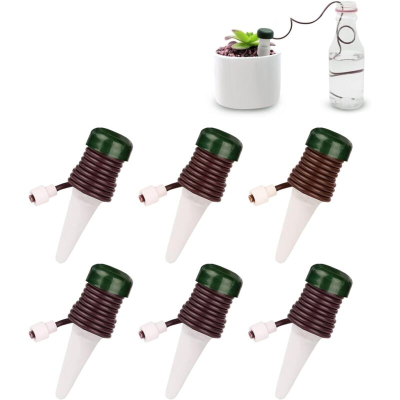 6 Stück Wasserversorger Für Zimmerpflanzen, Automatische Bewässerungsgeräte, Automatischer Wasserspender Für Pflanzen Und Blumen