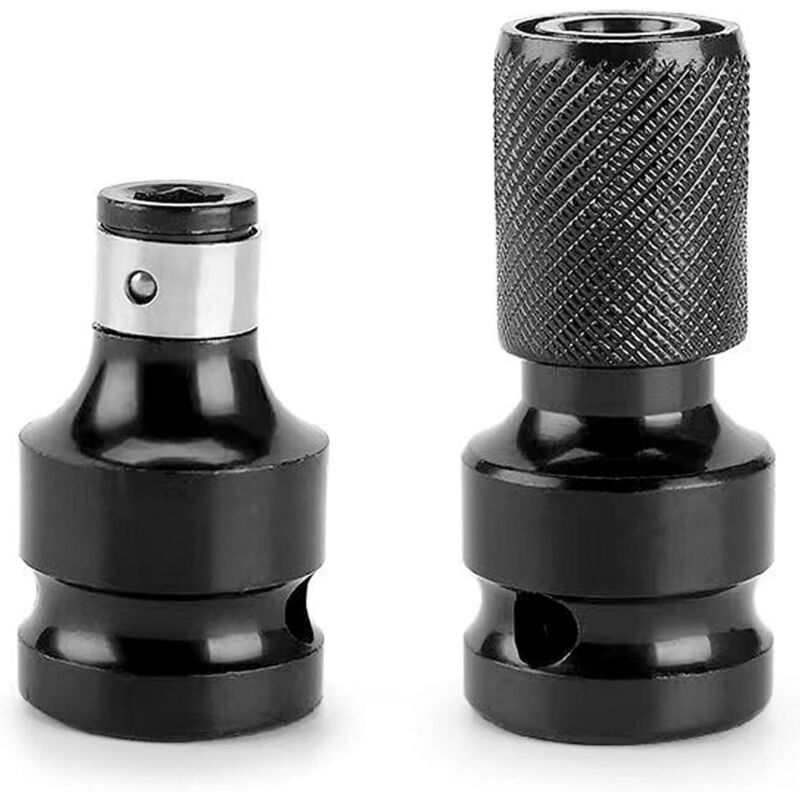 2er-set Adapter Für Schlagbohrschrauber – Umwandler Von 1/2" Auf 1/4" – Präzisionszubehör Für Ratschen, Schraubendreher Und Mehr – Robust Und Vielseitig – Hochwertige Werkzeuge