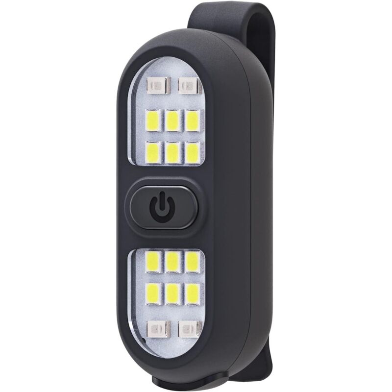 Clip-taschenlampe, Lauflicht Für Läufer, Wiederaufladbare Sicherheitsleuchten Für Nächtliche Spaziergänge, Freihändige Lampe, Tragbare Led-arbeitsleuchte, Blinkende Warnleuchte, Camping