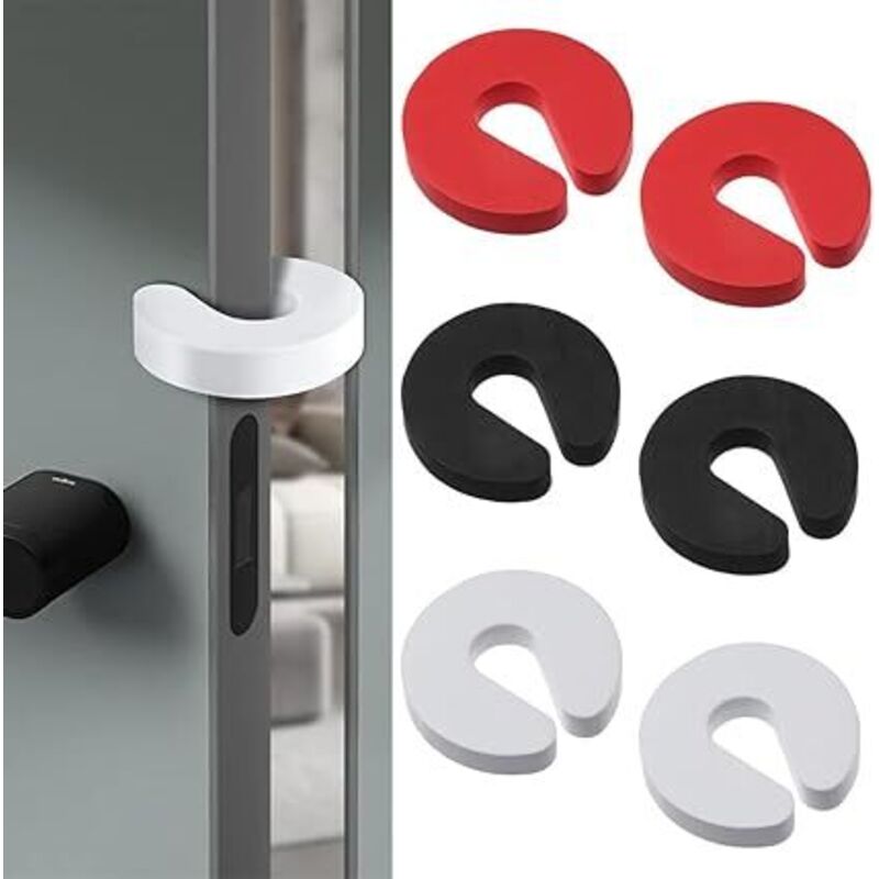6-teiliger Sicherheits-türstopper, Schaumstoff-türstopper, Dämpfungs-türstopper, Sicherheitstürstopper, Schaumstoff-türstopper, Klemmschutz-türstopper
