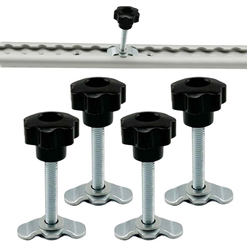 M8x 60mm L-schienenmutter, Gewindemutter Mit Nocken Für L-schiene, Rutschfeste Teile Für Systeme Und Ersatzteile Für Lastwagen, Flugzeuge, Lagerhallen, Garagen Und