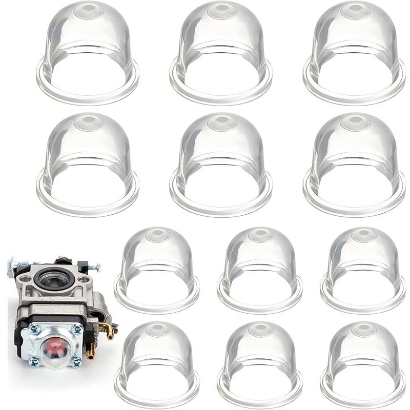 12 Stück Ansaugbirnen Für Freischneider, 22mm/19mm Kraftstoff-ansaugpumpe Für Rasenmäher, Heckenschere, Benzinsäge Und Gebläse