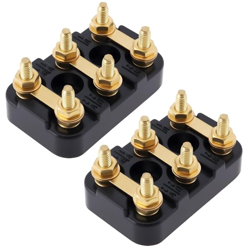 Satz Von 2 Motorklemmen M4 50 X 32 Mm, Passend Für Die Meisten Elektromotoren Und Generatoren