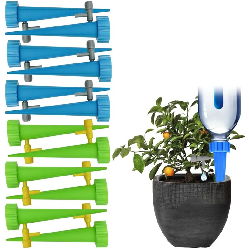 30 Stück Automatisches Bewässerungssystem, Automatischer Pflanzensprinkler Mit Ventilen, Verstellbare Spitzen Für Blumen, Tränke Für Topfpflanzen, Tropfbewässerung Flaschen-bewässerungssystem Für Pfla