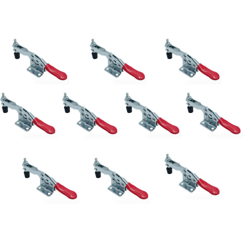 Gh-201-b 10er-pack Schreinerhebel, Tragfähigkeit 90 Kg, Einstellbare Horizontale Schnellverschlüsse Für Maschinen, Tischlerei Und Schweißen
