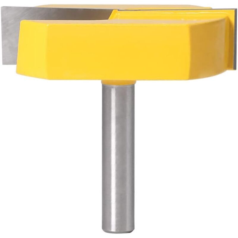 8mm Nutfräser, Oberflächenhobel- Und Bodenreinigungsfräser, T-nut-fräser Für T-schienen, Fräsereinsatz In T-form, 8x57mm Unten, Gelbe Klinge