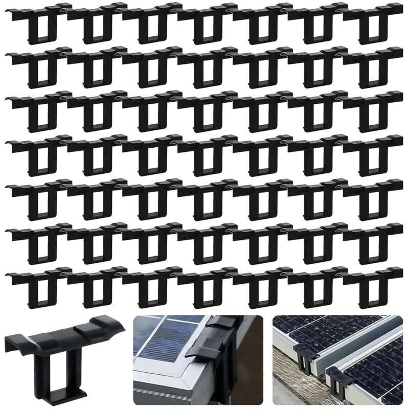 30 Stück Entwässerungsklammern Für Solarmodule, Photovoltaik-reinigungsklammern, Wasserablaufklammern Für Solarmodule 30 Mm