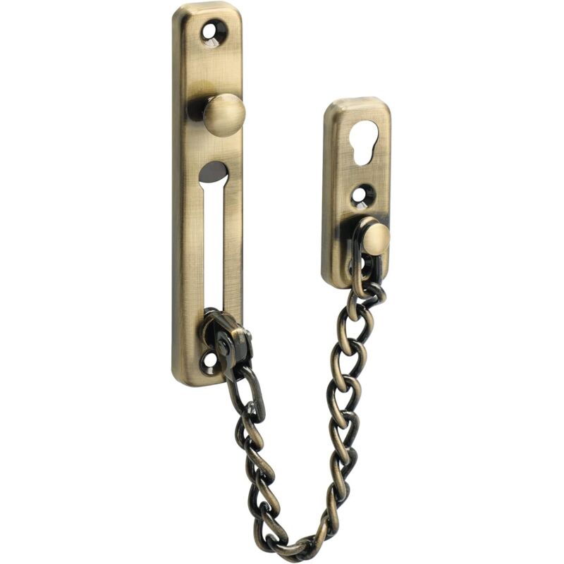 Sicherheits-türketten, Türbegrenzer Für Schmale Türen, Federbetriebener Diebstahlschutz Mit Schrauben Für Innentüren Im Haus, Antike Bronze-finish Aus Edelstahl
