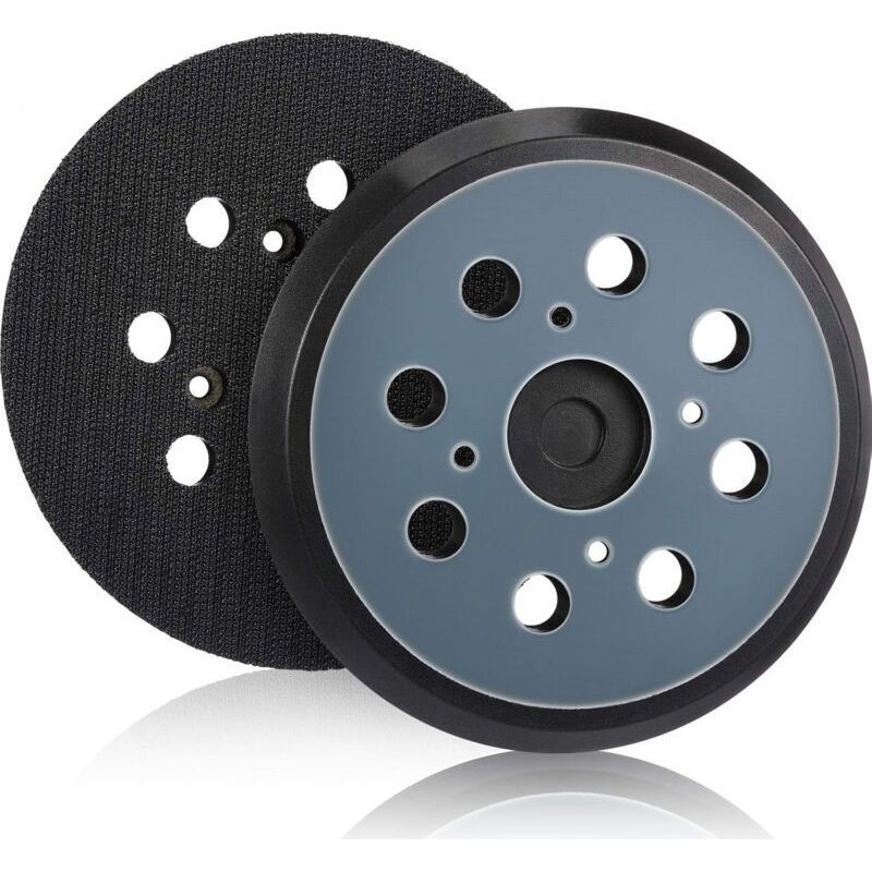 2 Stück 125 Mm Ersatz-schleifteller Für Exzenterschleifer Mit Klettverschluss, 8-loch, Schleifplatte (blau)