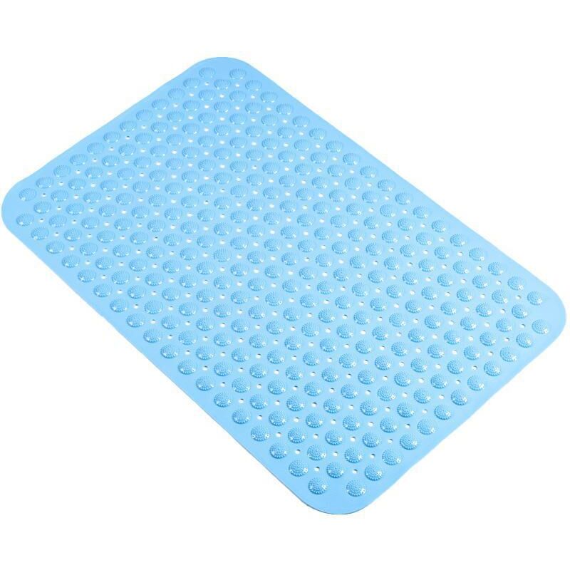Antirutsch-duschmatte 70 X 35 Cm, Bequeme Massage-badematte, Maschinenwaschbare Rutschfeste Duschmatte, Blau