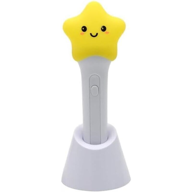 2-in-1 Taschenlampe & Nachtlicht Stern Für Kinder – Wiederaufladbare Led-lampe Aus Silikon, Beruhigendes Licht, Mit Handschlaufe, Für Schlafzimmer, Nacht & Reisen