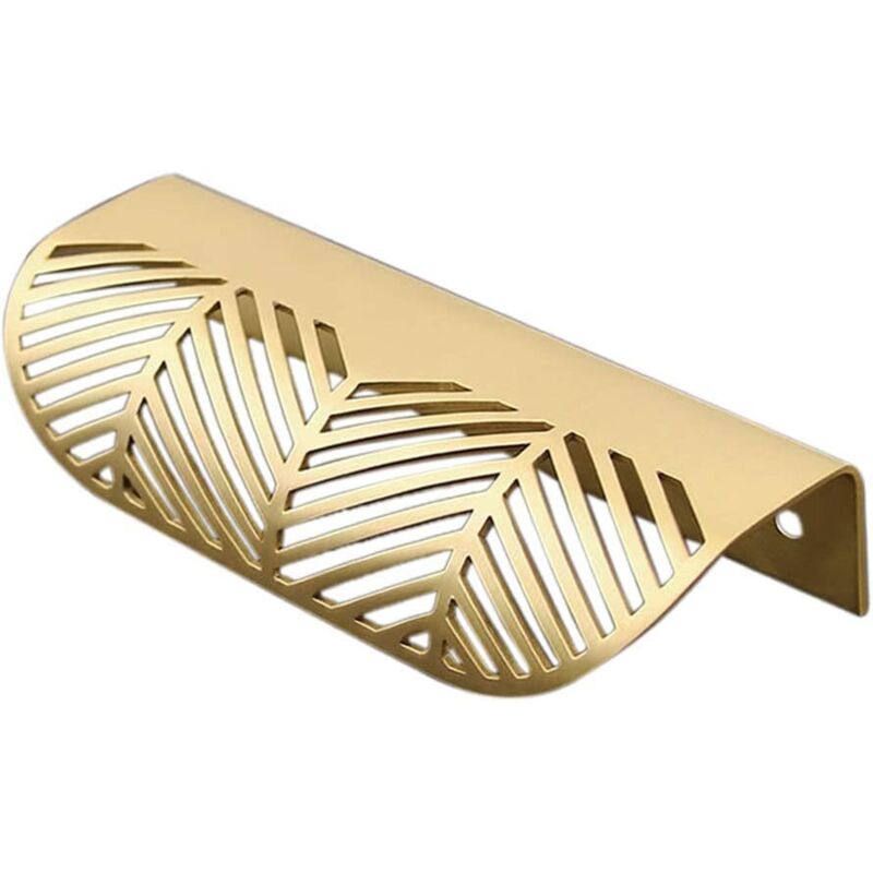 4 Stück Messing Gold Metall Unsichtbare Schubladen Schrank Tür Griffe Versteckt Eingelassen Schrank Möbel Griffe Knöpfe