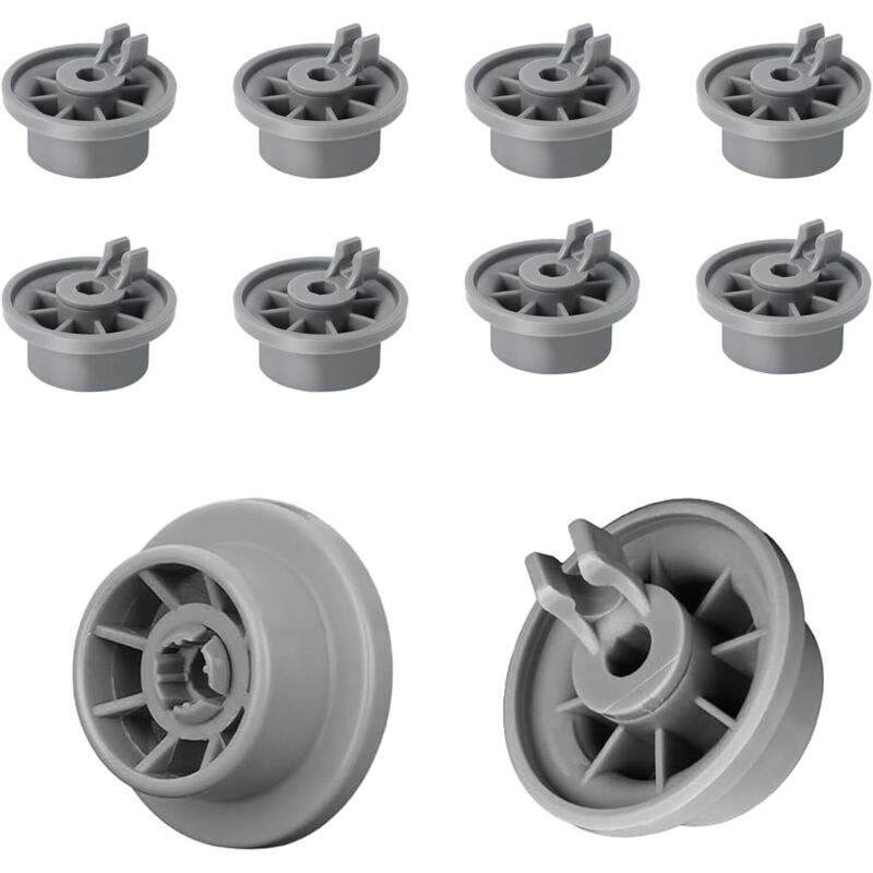 8er-set Lager Für Den Unteren Geschirrspülerkorb – Universelle Ersatzrollen Und Räder, Kompatibel Mit Bosch, Siemens, Neff, Beko – Ersatzteil Und Zubehör Für Geschirrspüler