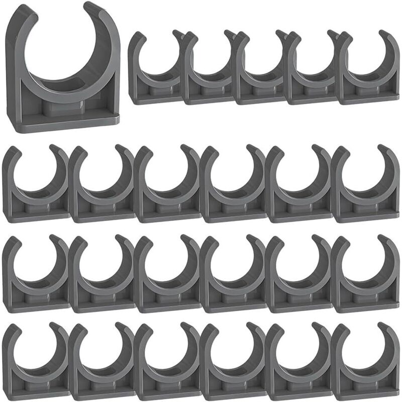 30 Stück Rohrschellen, Schlauchklemmen, U-bügelhalter Für Rohrleitungen, Zur Befestigung Von Edelstahlrohren, Kunststoff- Und Gummischläuchen