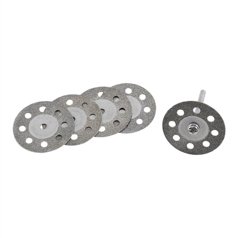 10er-pack Diamant-trennscheiben Für Dremel, 30 Mm Mit 8 Löchern, Inkl. 2 Aufnahmen, Mini-diamanttrennscheiben Für Rotationswerkzeuge
