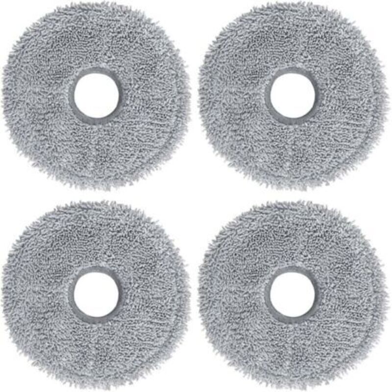 Rechange Serpillières Kompatibel Mit Dreame L10 Ultra / L10s Pro / L10s Ultra / L10s Pro Ultra Heat / L10 Prime / L20 Ultra / X40 Ultra/xiaomi X10+ / X20+ Saugroboter (4 Stück)