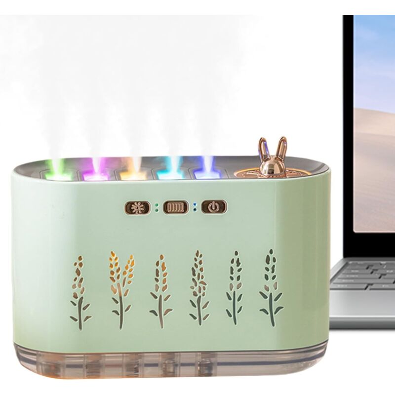 Kleiner Luftbefeuchter Für Schlafzimmer Und Büro Mit Led-licht, Rgb-aromatherapie-öldiffusor Mit Farbwechsel Für Kinderzimmer, Auto Und Trockene Winterluft