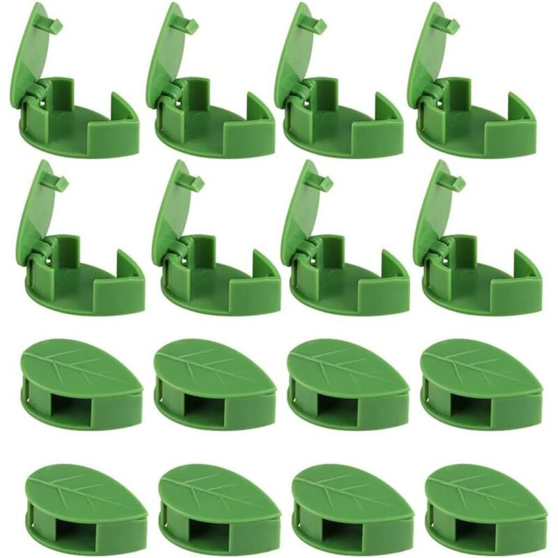 50-teiliges Set Für Kletterpflanzen, Wandhalterungen Für Kletterpflanzen, Kabelclips Für Den Schreibtisch, Selbstklebende Halteclips Für Blätter, Unsichtbare Pflanzenclips
