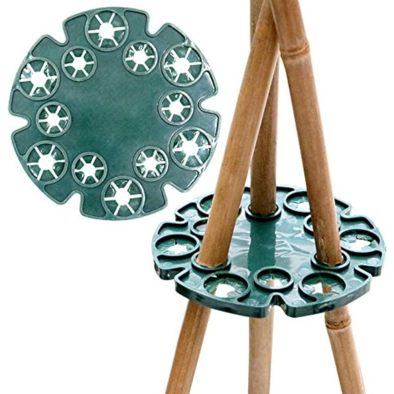 Set Aus 6 Halterungen Für Bambusstäbe, Kletterpflanzen, Tomaten-, Gurken- Und Clematis-pflanzen