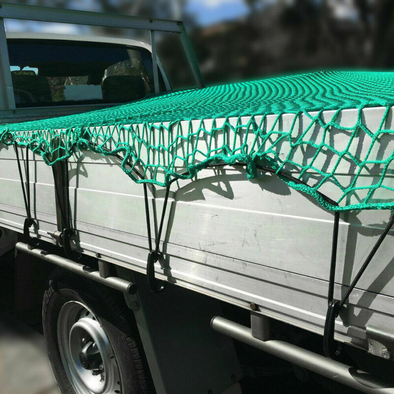 Anhängernetz 1,5 X 2,2 M - Spanngurt Mit Gummispanner Für Optimale Ladungssicherung - Anhängernetz Mit Elastischem Seil