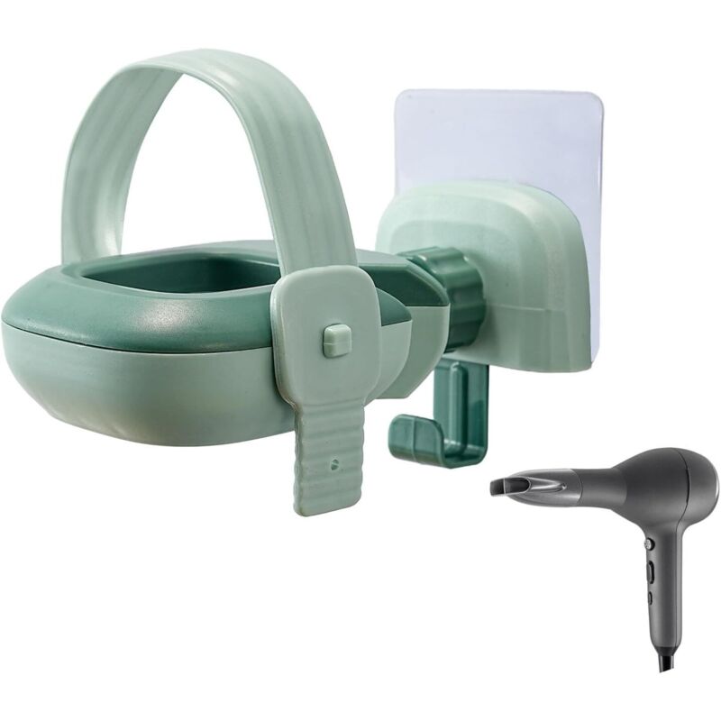 Tisch-haartrocknerhalter (1 Stück), Selbstklebender Haartrocknerhalter, Wandmontierter Haartrocknerhalter Für Das Badezimmer