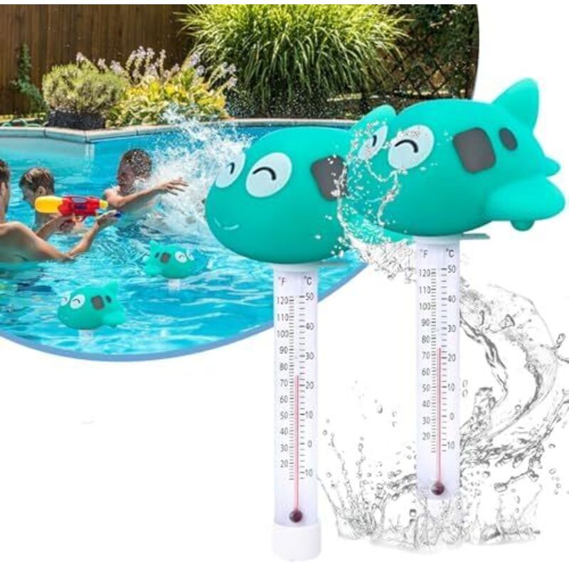 2er-pack Schwimmende Thermometer Für Pool – Für Innen- Und Außenpools, Badewannen, Aquarien, Teiche