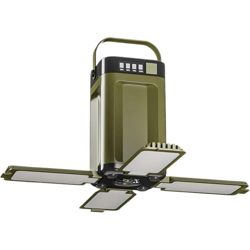 Led-campinglampen – Tragbare Solarlaterne, Outdoor-wanderlampe Mit 6 Einstellbaren Modi, Ausziehbar, 4 Leds Mit 90-grad-drehung, Notbeleuchtung Bei Stromausfall