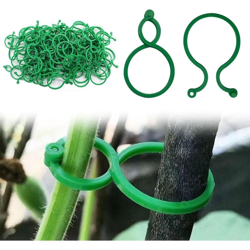 200 Pflanzenhalter-clips, Tomatenclips, Wiederverwendbare Clips Für Kletterpflanzen Und Pflanzenbefestigung, Clips Für Kletterpflanzen Und Gartenschlingen
