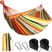 Outdoor-camping-hängematte, Tragbare Leinwand-hängematte Für Den Außenbereich, Leicht Mit Baumfreundlichen Gurten, Transporttasche, Perfekt Für Garten, Balkon, Terrasse, Strand Und Wandern