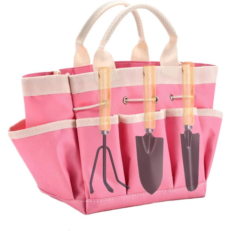 Robuste Garten-werkzeugtasche, Gartenaufbewahrungstasche Mit Fächern Für Gartenwerkzeuge, Tragbare Multifunktionale Tasche Mit Griffen Und Elastischen Riemen