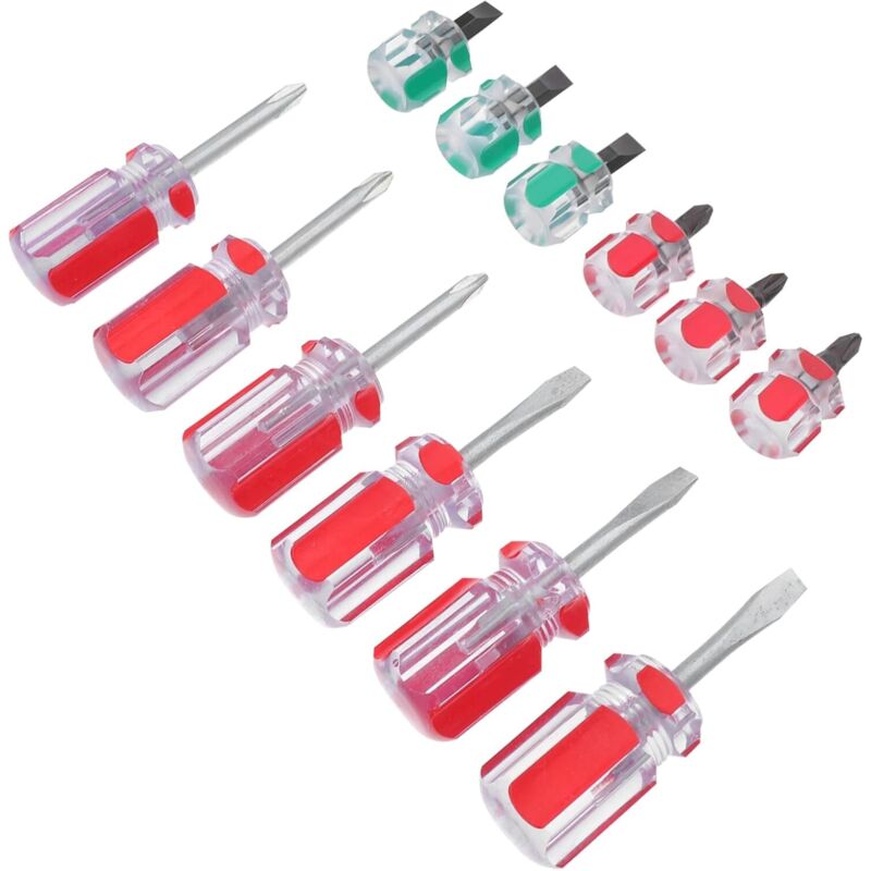 12-teiliges Magnetisches Mini-flachschraubendreher-set Für Reparaturen, Multifunktionales Handwerkzeug Für Den Haushalt