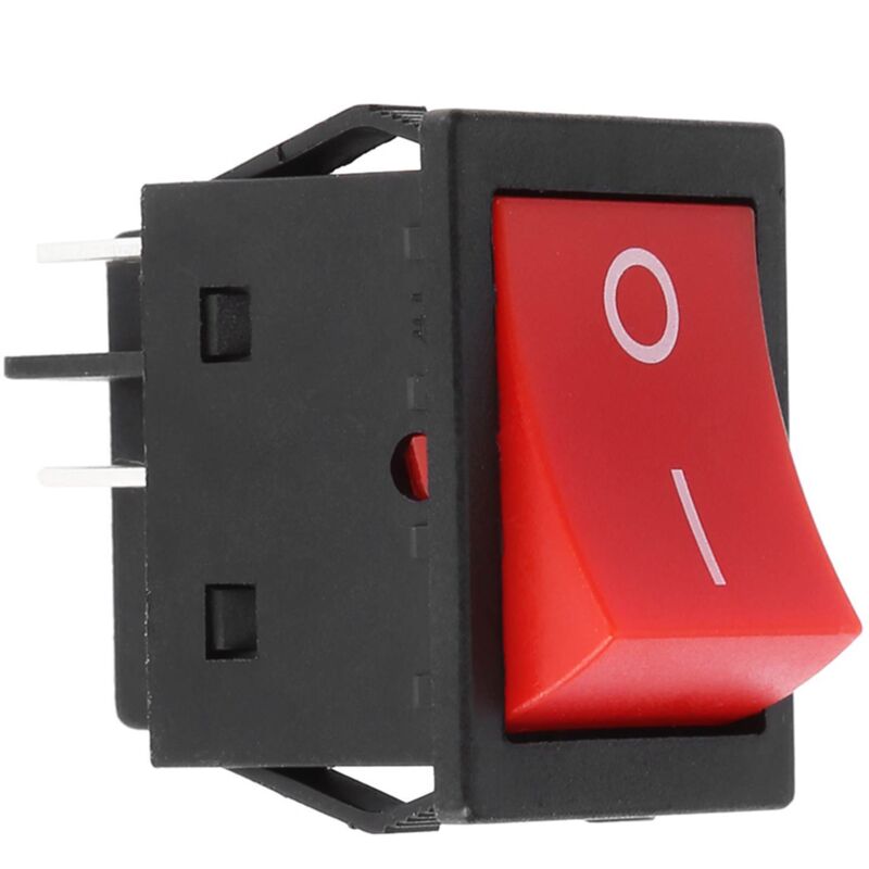 30-a-kippschalter, Quadratischer Ein-/aus-taster Mit 4 Pins, Wasserdicht Ip65, Zur Steuerung Elektrischer Geräte, Isoliertes Feuerfestes Kunststoffgehäuse, Lange Lebensdauer